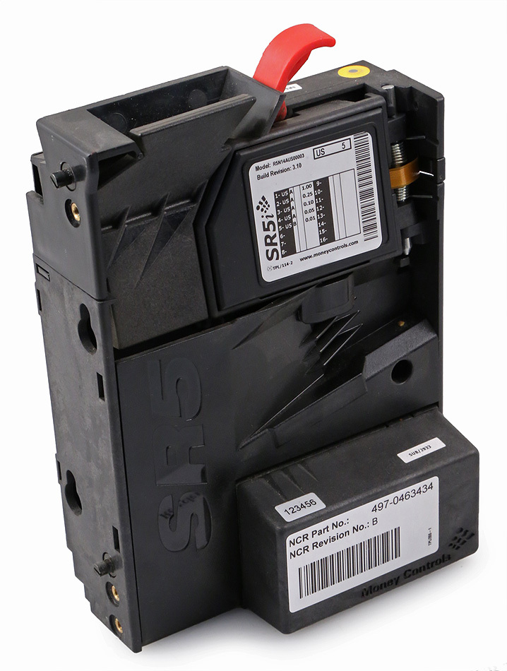 Money Controls SR5i Coin Acceptor (497-0463434 or 497-0457760), Warranty