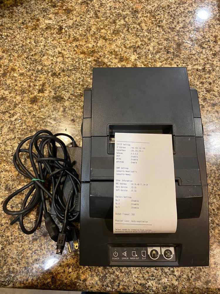 Epson TM-H6000II Thermal Print JamFree Auto Cutter