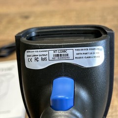 NETUM NT-1228BC Black Handheld 2.4G Wireless Bluetooth CCD 1D Barcode Scanner