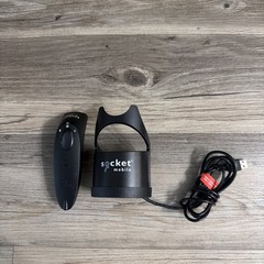 Socket Mobile S740 Bluetooth Cordless 2D Barcode Scanner Black w/Charging Dock