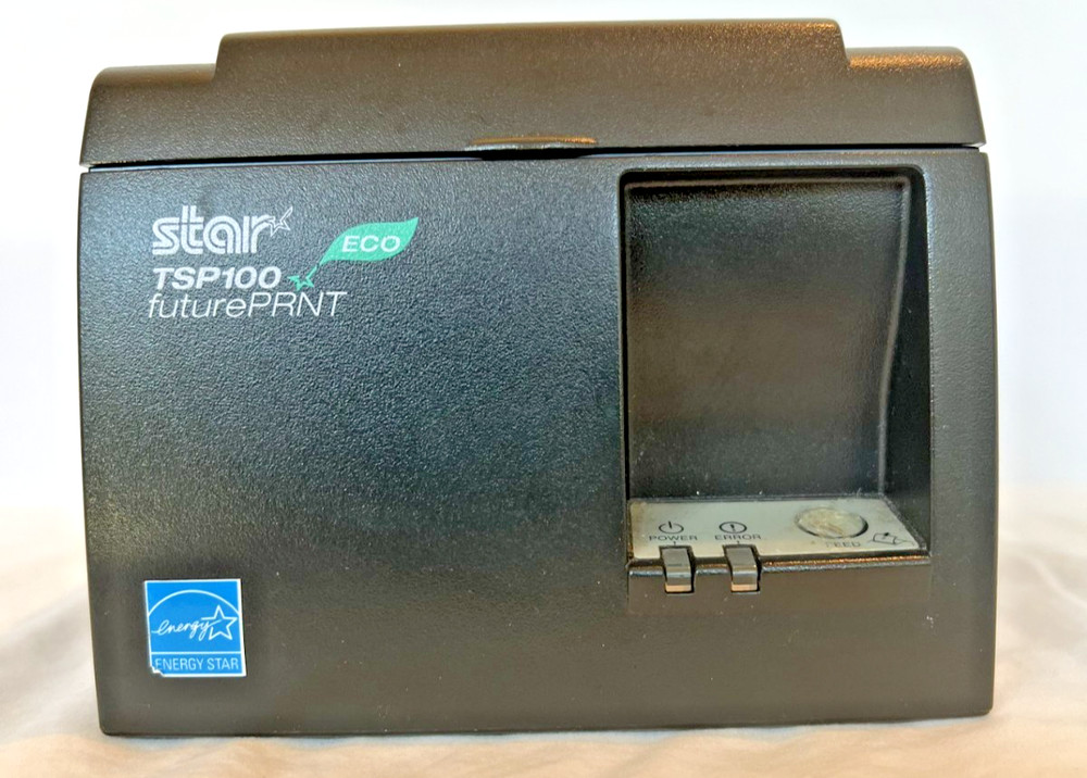 Star TSP100 Future Print Thermal POS Receipt Printer USB Port w/ Power Cords