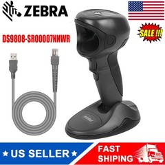 Zebra DS9808-SR00007NNWR 2D/1D/QR Code Barcode Scanner w/ USB Cable USA Stock