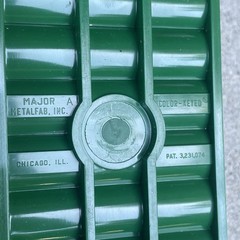 7 MMF Green Colored Plastic Storage Bank Trays Coin Counter $50 Dimes