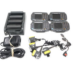 Set of 4 Zebra Symbol WT4090 Wearable Computers w/ Scanners & Chargers
