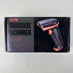 Tera Barcode Scanner Wireless 1D Laser Cordless Barcode Reader USB 5100 Orange