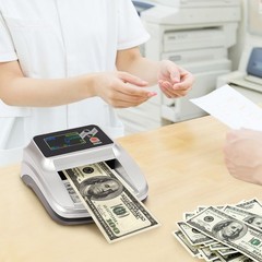 Money Bill Counter Machine Cash Checking Counting Counterfeit Detector UV MG usa