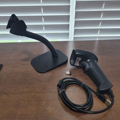 Anyeast Wireless Barcode Scanner Wireless Dongle / USB 2.0 Cable / Stand