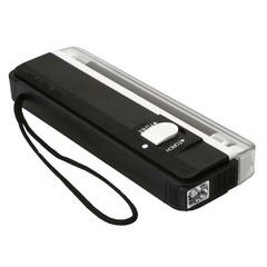 Portable Handheld UV Light Torch Blacklight Counterfeit Bill Money Detector 2in1