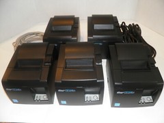 Star TSP100 Thermal POS Receipt Printer TSP143IIILAN w power cord ETHERNET