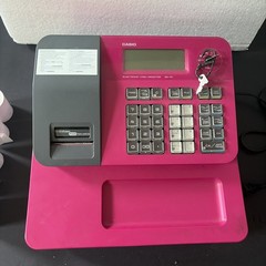 CASIO Pink Electronic Cashier SE-G1SC-PK + 5 Rolls Thermal Receipt Paper