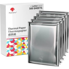 Cost-Effective Inkless Thermal Paper 8.5″ x 11″ – 5 Ream Case, 500 Total Sheets