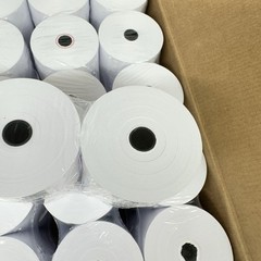 Bulk Bond Paper Rolls, 3 Inch 1 Ply 165, Pack Of 50, New Good Quality Bond Paper
