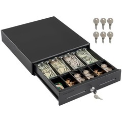 Durable Metal Cash Drawer for Small Businesses – RJ11/RJ12