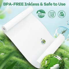 5 Rolls Thermal Printer Paper 8.5″x11″ Letter Size, BPA free Quick-Dry Therm…