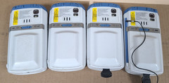 (LOT OF 4) Symbol MC55A0-H70SWQQA9WR Barcode Scanner W/CHARGING DOCK (UNTESTED)