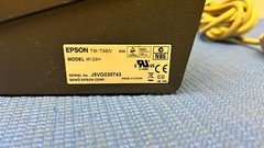 EPSON TM-T88IV PRINTER (MODEL 129H) WITH POWER SUPPLY