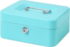 Multi-Purpose Cash Box with Key Lock – Secure Storage for Cash & Medications