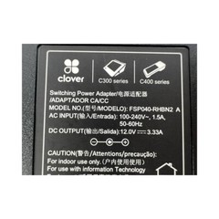 CLOVER FSP040-RHBN2 12V 3.33A POWER ADAPTER C300 C400 POS