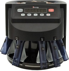 Cassida C200 Business-Grade Electronic Coin Sorter, Counter and Roller