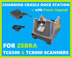 Charger Cradle Kit for Zebra TC8300, TC8000 Android Scanners w/ Power Supply!🔥⭐
