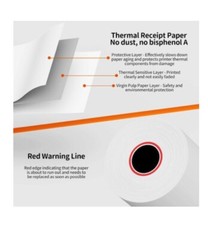 5 Rolls 2 1/4″ x 85′ Thermal Cash Register Credit Card POS Receipt Paper (85FT)