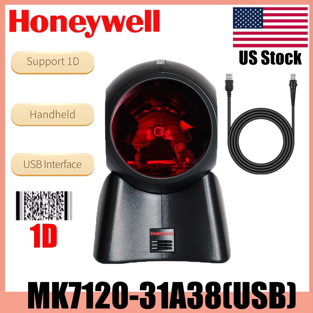 Honeywell Orbit MK7120-31A38 Omnidirectional Desktop Barcode Scanner USB Kit US