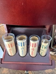MAGNIF Deluxe Coin Sorter Wood CLASSIC CHERRY Lid Tubes Drawers/2 Boxes Wrappers