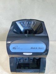 Royal Sovereign Quick Sort Electric Coin Sorter Counter Machine QS-1AC Tested