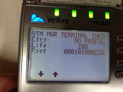 Verifone VX520 Credit Card Terminal – Fully Functional – No Power Supply