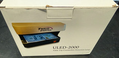 Fraud Fighter ULED-2000 table top counterfeit detection lamp new