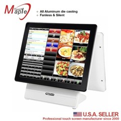 Dual screen POS teminal touch screen computer all in one I5/8G/128G/15″