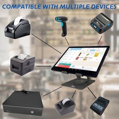 Mobile POS Cash Register Portable Printer Software app for Small Business Retail