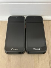 LOT of 2 Toast Go 3 TG300 POS Point of Sale Mobile Handhelds w/ Chargers