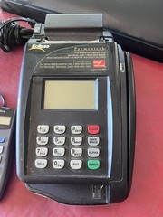 Verifone Credit Card Reader Quartet Pinpad 1000se Working Paymentech Terminal