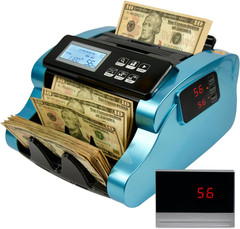 Money Counter Machine 1000 Bills/Min High-Speed Bill Counter with UV/MG/IR/DD De