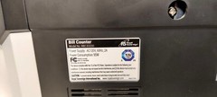 Royal Sovereign Back Load Bill Counter with 3Phase Counterfeit Detection