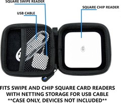 Credit Card Reader Case for Square Contactless Chip Reader, Chip Reader Scanner