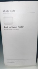 Square A-SKU-0120 Dock for Contactless Credit Card Reader DOCK & USB CORD IN BOX