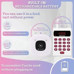 Retekess TD161 Wireless Paging Querying System 10 Buzzers Food Truck Clinics Bar