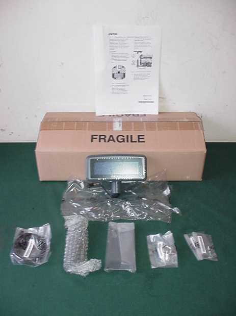 NEW Micros ORACLE Workstation 4 & 5 REAR LCD 6 inch Adj Pole Display 700827-105