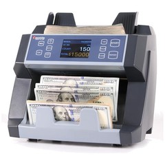 Fast 1,400 Notes/Min Money Counter with Detection