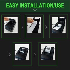 Thermal Paper Receipt Rolls 3-1/8″ x 230′ White 10 Rolls POS Cash Register Tape