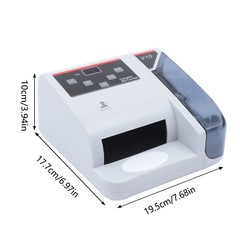 Portable Money Bill Counter Counting Machine with UV/MG/WM Counterfeit Detection
