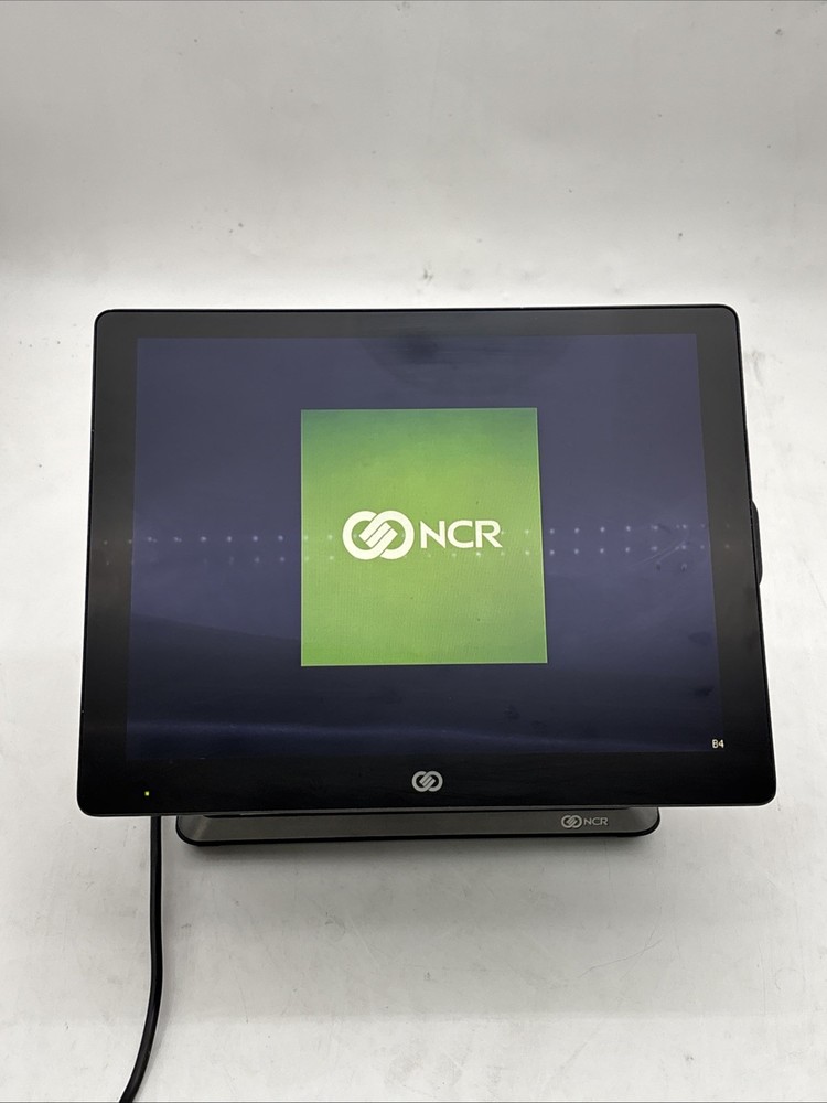 NCR CX5 7773-1215-0201 POS Touch Terminal 15″ Celeron 8GB RAM 120GB SSD – NO OS