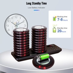 TD163 Restaurant Pager System 30 pagers, Pagers and Beepers 500M Long Distance