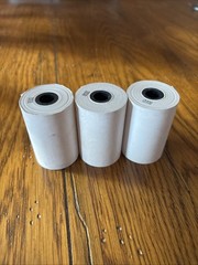 White Thermal Receipt Paper Rolls – 2 1/4” X 50’ – 36 Count – Open Box