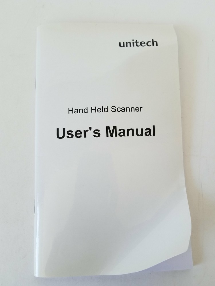 Unitech Hand Held Scanner User Guide 400264G 400264G