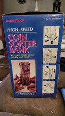 RadioShack High-Speed Electronic Coin Sorter Bank, Battery Powered, 60-2496