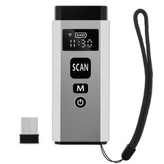 1D 2D Bluetooth Barcode Scanner, 3-in-1 Wireless, TFT Screen, iOS, Android