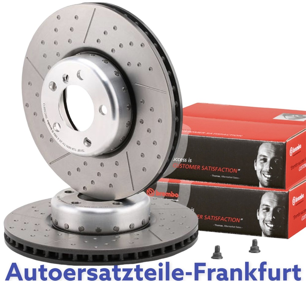 2x BREMBO Front Brake Discs BMW 4 Series F33 F32 F36 + 3 Series F30 F31 F34 1…